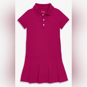 Primary Kids Short Sleeve Pique Polo Dress